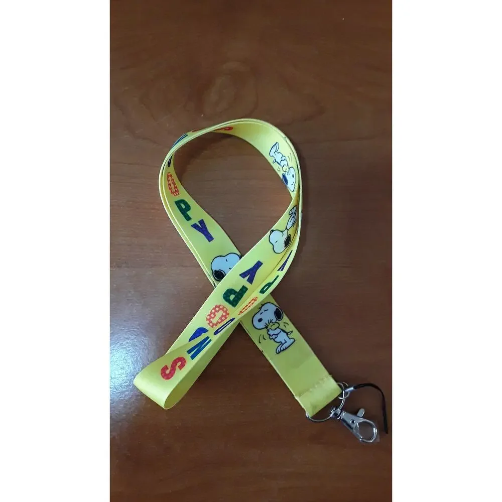 Snoopy Lanyard Say It Loud, Say It Yellow, Say It Snoopy!